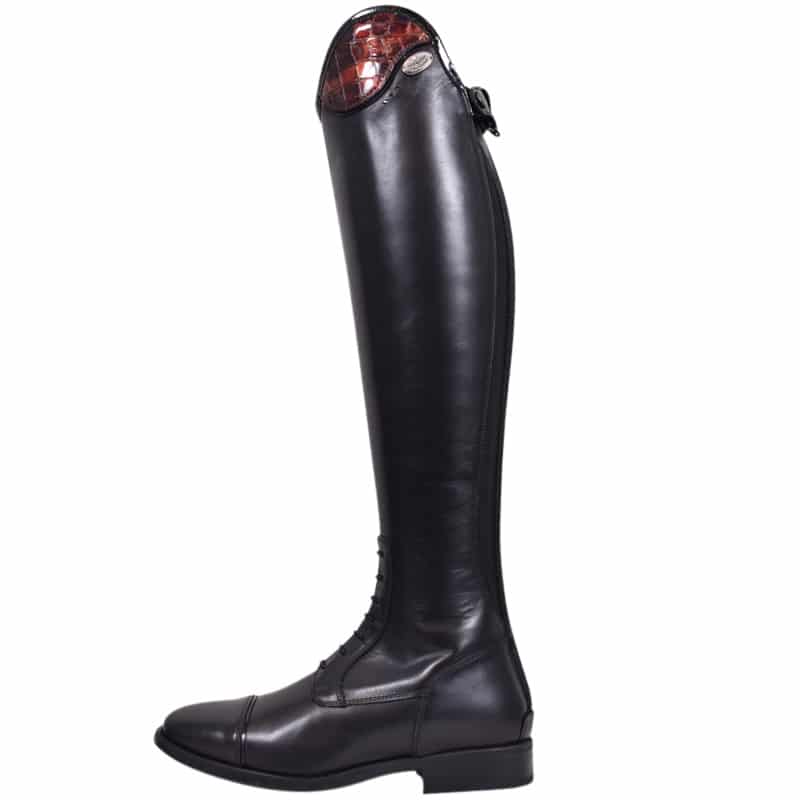 Tricolore Salentino Lucidi Burgundy Riding Boots - My Riding Boots