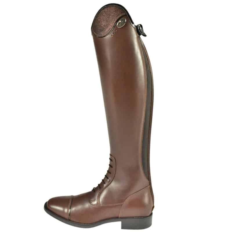Tricolore Salentino Smooth Brown Glitter Riding Boots - My Riding Boots